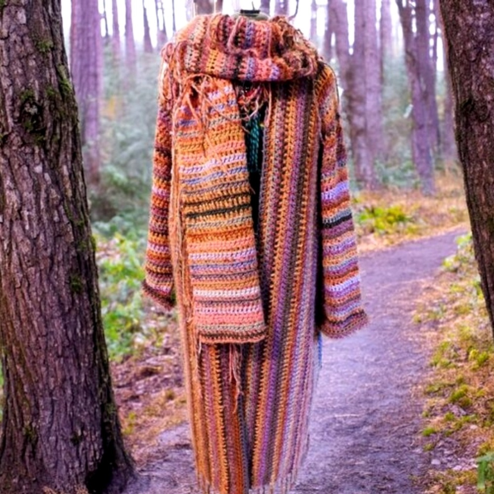 Veste boho Xl création Dee Dee (Unique) - Picture 3 of 14
